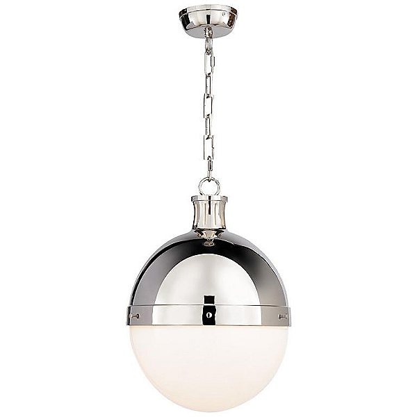 Visual Comfort Hicks Pendant Light - Color: Silver - Size: 18" - TOB 5063PN-WG