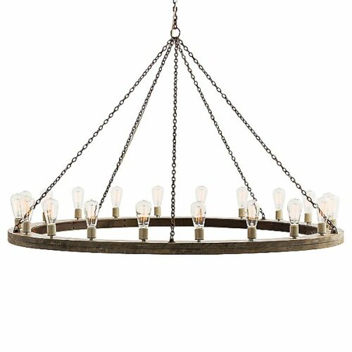 Arteriors Geoffrey Chandelier - Color: Grey - Size: Large - 84174