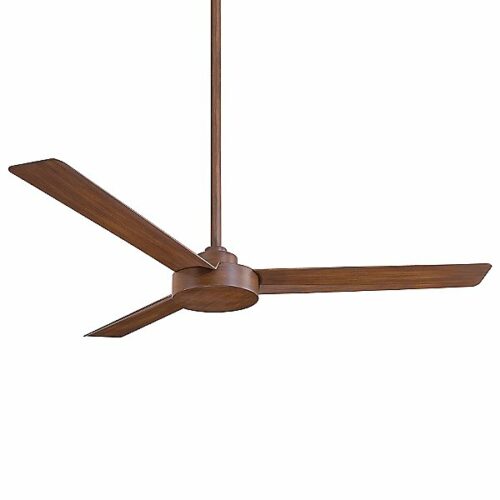 Minka Aire Roto Ceiling Fan - Size: 52" - Color: Wood tones - Number of Blades: 3 - Blade Color: Distressed Koa Wood - F524-DK