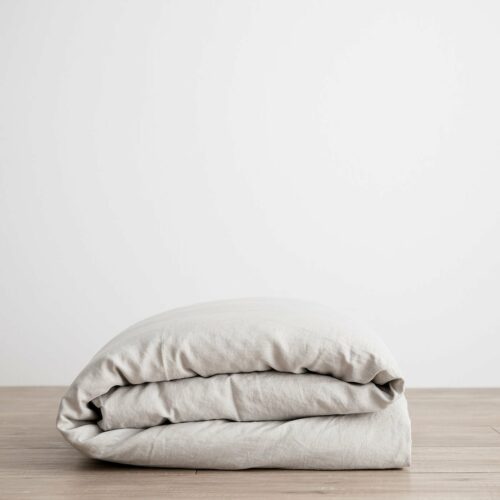 Linen Duvet Cover - Smoke Gray