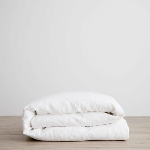 Linen Duvet Cover - White