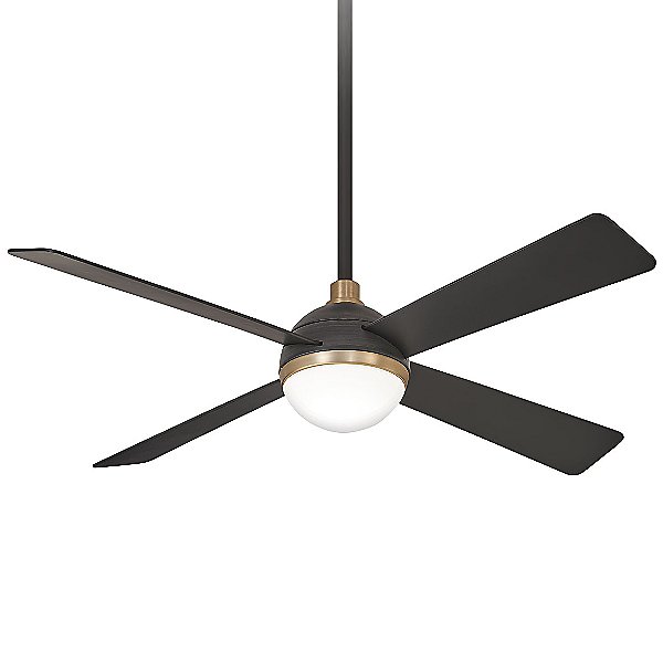 Minka Aire Orb Ceiling Fan - Color: Brass - F623L-BC/SBR