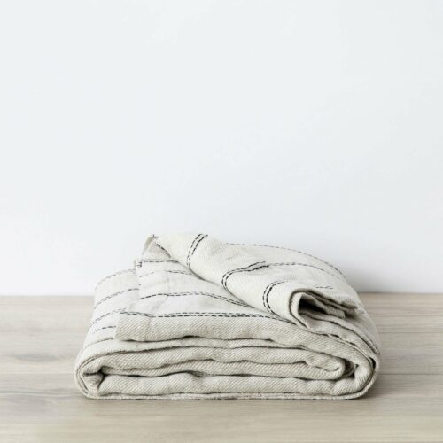 Mira Linen Bedcover - Ana