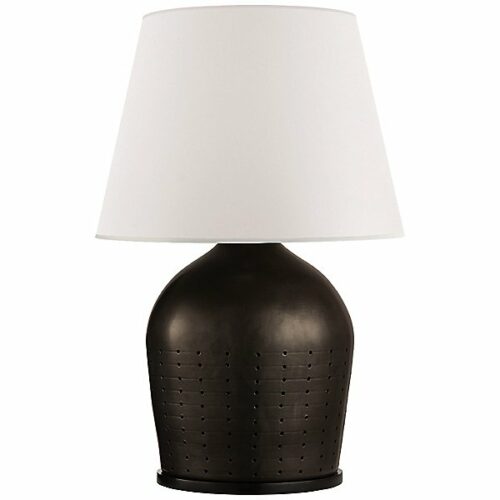 Visual Comfort Halifax Table Lamp - Color: White - Size: Medium - RL 3634BLK-WP