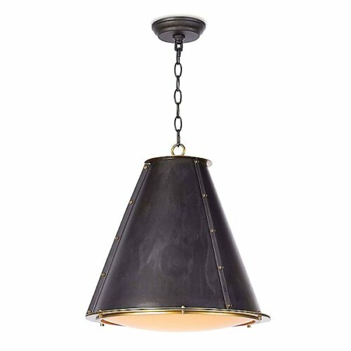 Regina Andrew French Maid Pendant Light - Color: Black - Size: 16" - 16-1220BBNB