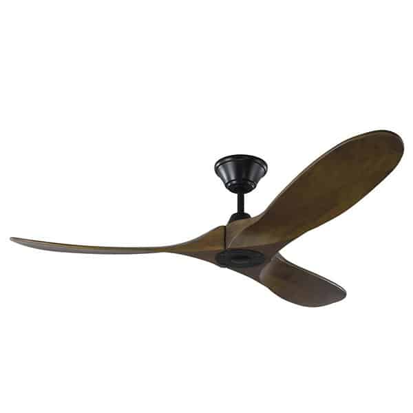 Visual Comfort Fan Maverick II Ceiling Fan - Color: Black - Number of Blades: 3 - 3MAVR52BK