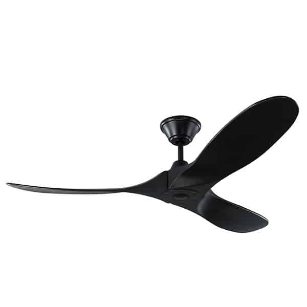 Visual Comfort Fan Maverick II Ceiling Fan - Color: Black - Number of Blades: 3 - 3MAVR52BKBK