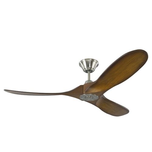 Visual Comfort Fan Maverick II Ceiling Fan - Color: Silver - Number of Blades: 3 - 3MAVR52BSKOA