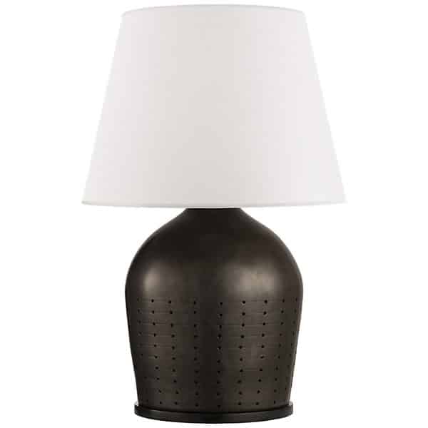 Visual Comfort Signature Halifax Table Lamp - Color: White - Size: Medium - RL 3634BLK-WP